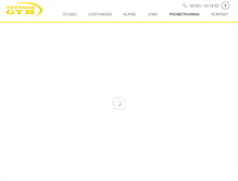 Tablet Screenshot of fitnessgym-hilden.com